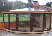 Защитные шторы для беседок и веранд