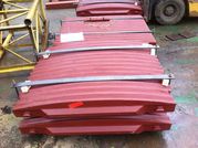Плиты дробящие,  щеки,  клинья,  сменная футеровка на дробилки Komatsu