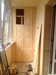 Конструкции из доски шкафчик,  полочки в дачном доме,  бане,  на балконе  Красноярск
