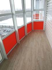Внутренняя отделка балконов,  лоджий  Красноярск