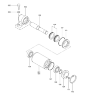 940014-07001 Несущий ролик в сборе Furukawa HCR900 