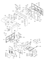 917102-04001-A Кожух двигателя (1/5) в сборе Furukawa HCR900 