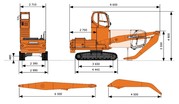 Гусеничный перегружатель Develon DX225MH Doosan 
